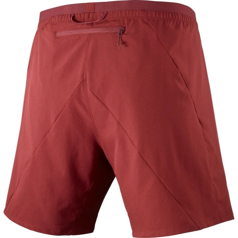 Calções Salomon Cross 7'' Masculino Vermelhas | PT B35498